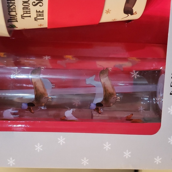 Dachshund water bottle and travel mug hydration gift set NWT - Picture 3 of 5